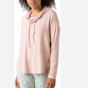PRANA Mistic Well Drawstring funnel neck Pullover